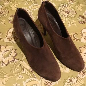 BROWN BRONSON SUEDE BOOTIES by JCrew